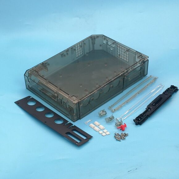 Nintendo Wii Replacement Shell Housing - Smoke Black Clear - Picture 1 of 1